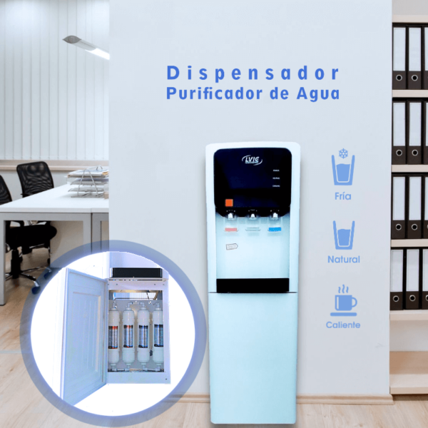 Dispensador purificador de agua modelo LVDP-UF4FN