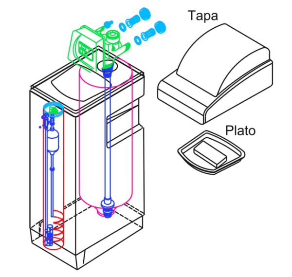 Suavizador de Agua Modelo: SOFTENER-1035 Aquapro - Imagen 2